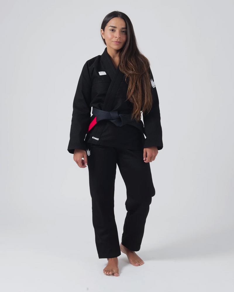 KINGZ womens kore v2 2024 edition BJJ GI - black